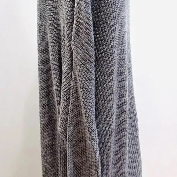 NWT SONOMA Women Long Sleeve Open Front Knit Gray Long Cardigan Sweater Size 3X - Picture 11 of 12